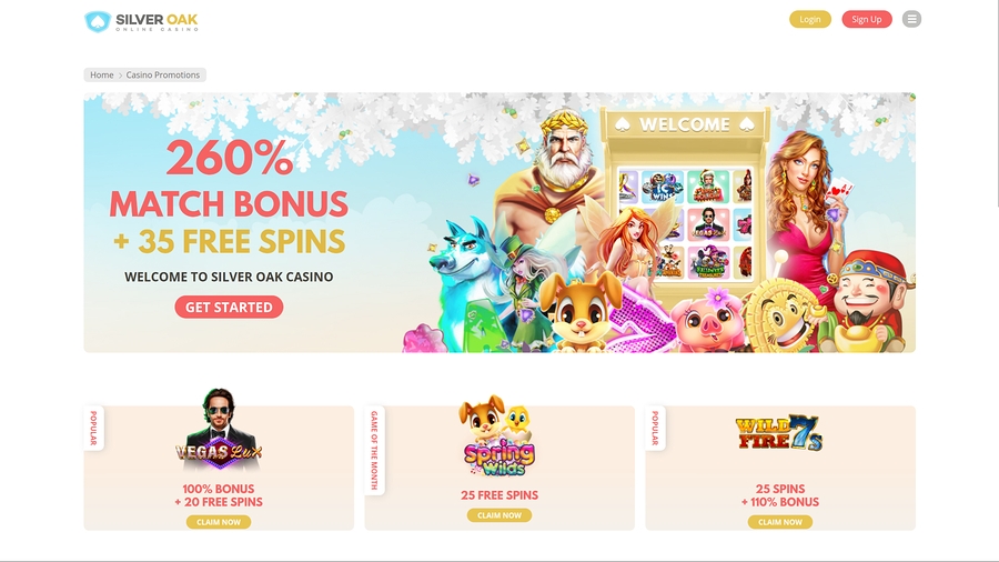 Silver Oak Casino No Deposit Bonus: Get Started Today